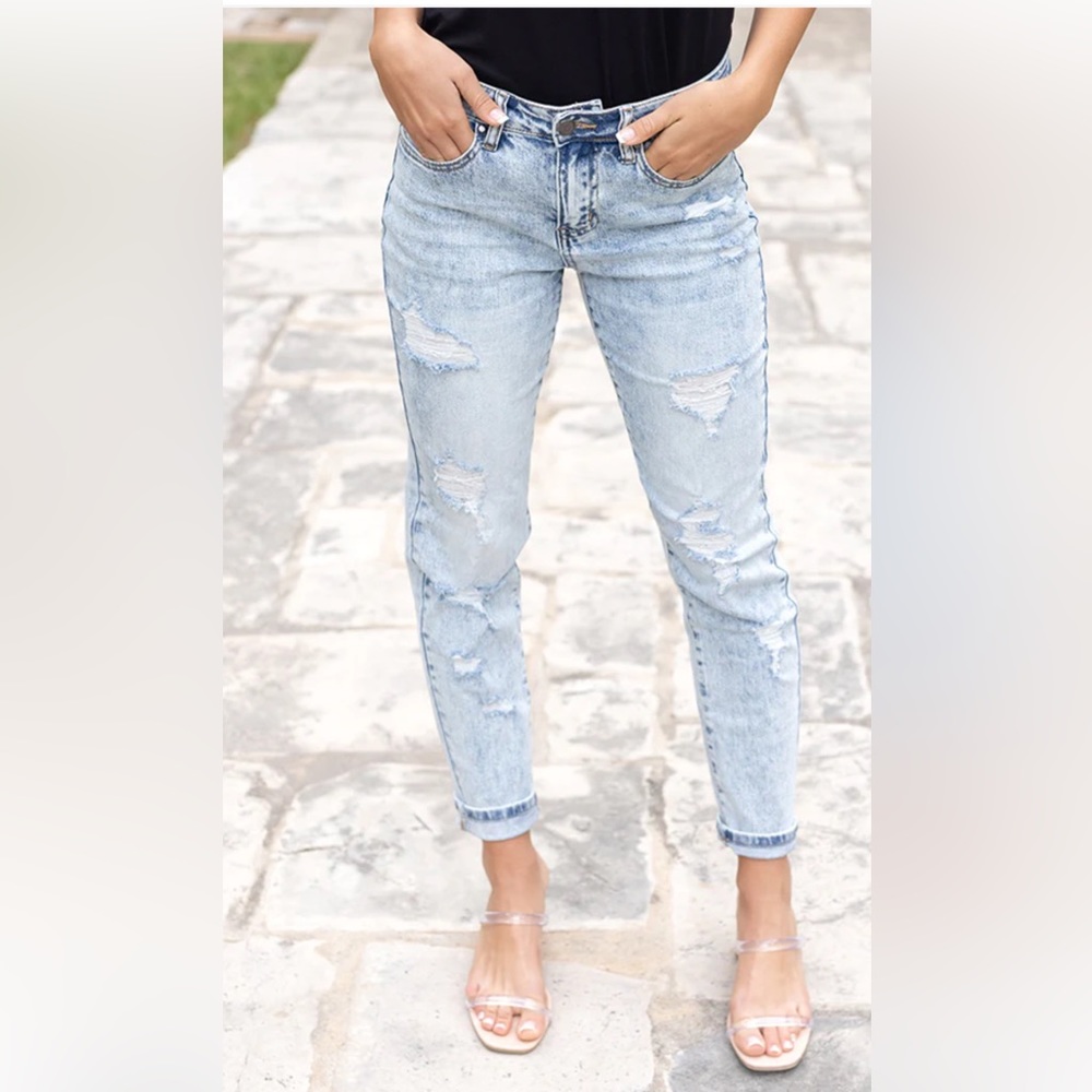 Grace & Lace girlfriend jeans size 2